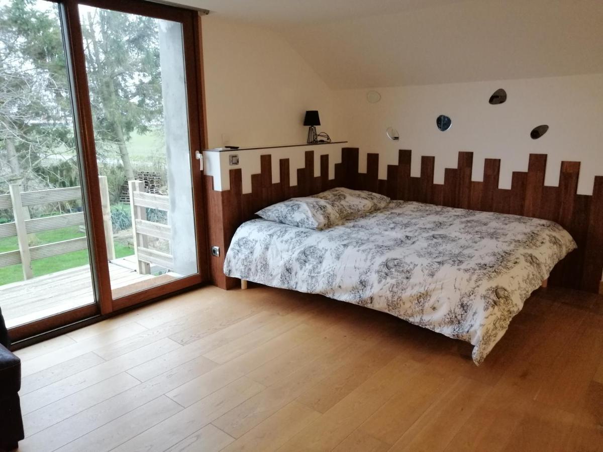 Etage A La Ferme Avec Piscine Interieure Privative, Selon Date Bassee Exterior foto